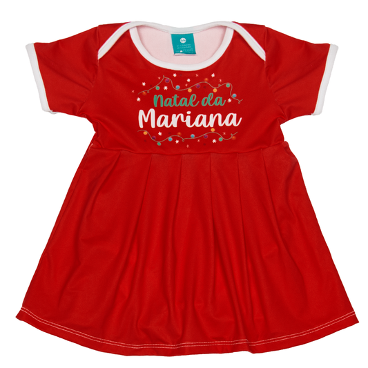 Body Vestido Natal Personalizado