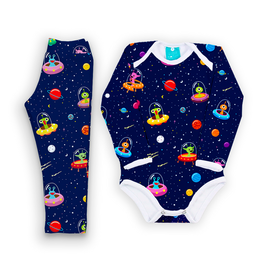 Conjunto térmico Body - Pijaminha Alien