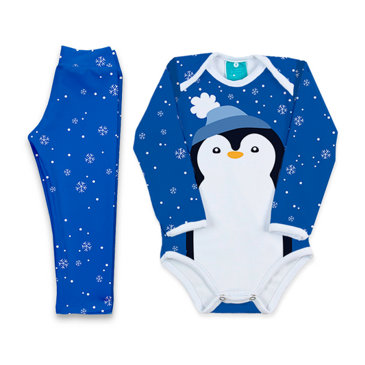 Conjunto térmico Body - Pijaminha Pinguim