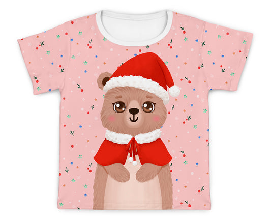 Camiseta Kids Ursa Natalina