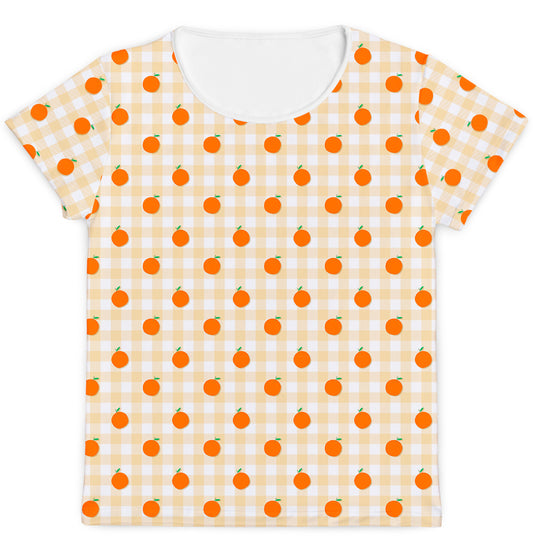 Camiseta Mamãe Frutinha Laranja