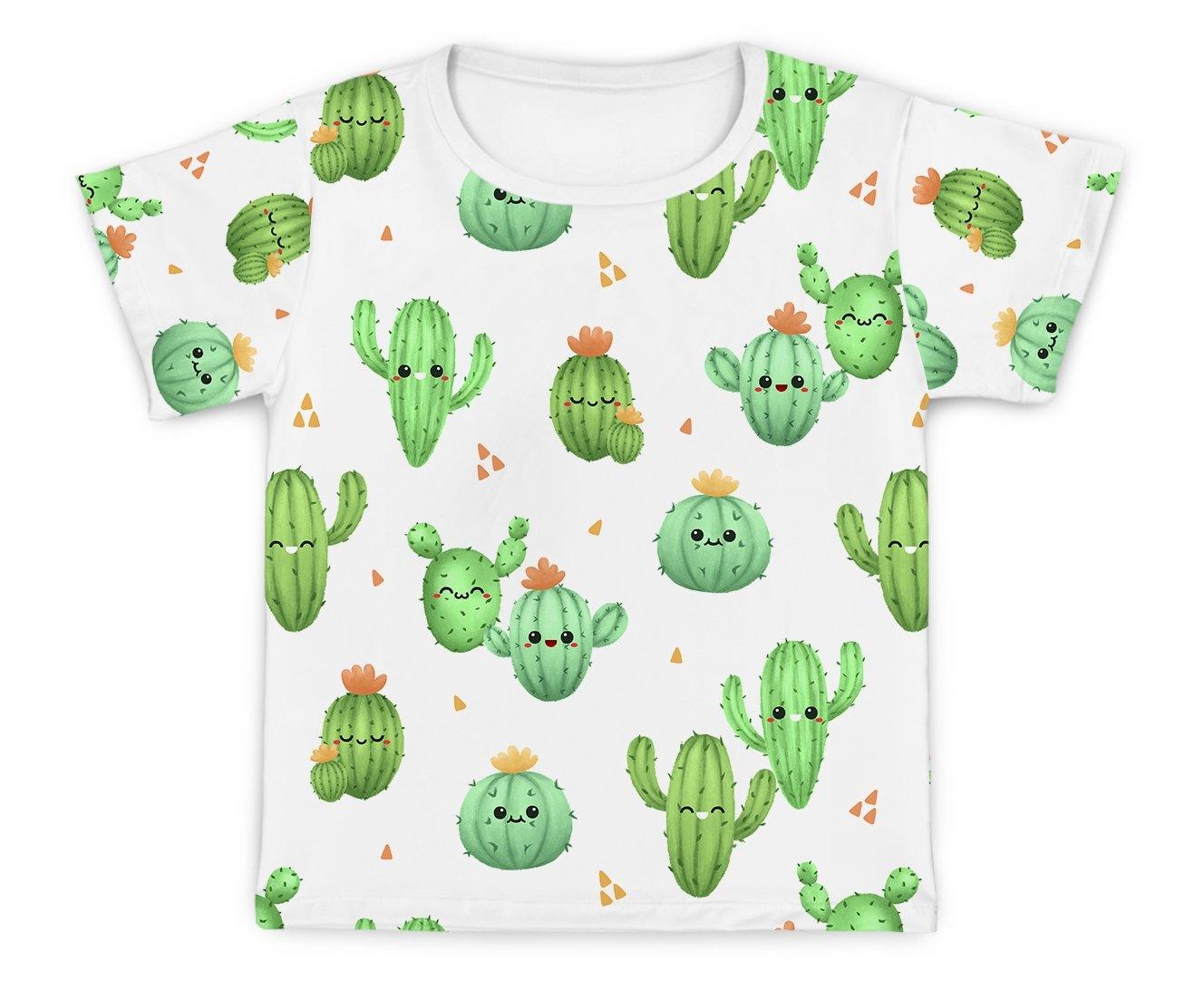 Camiseta Kids Cactos - Mini Boo Store