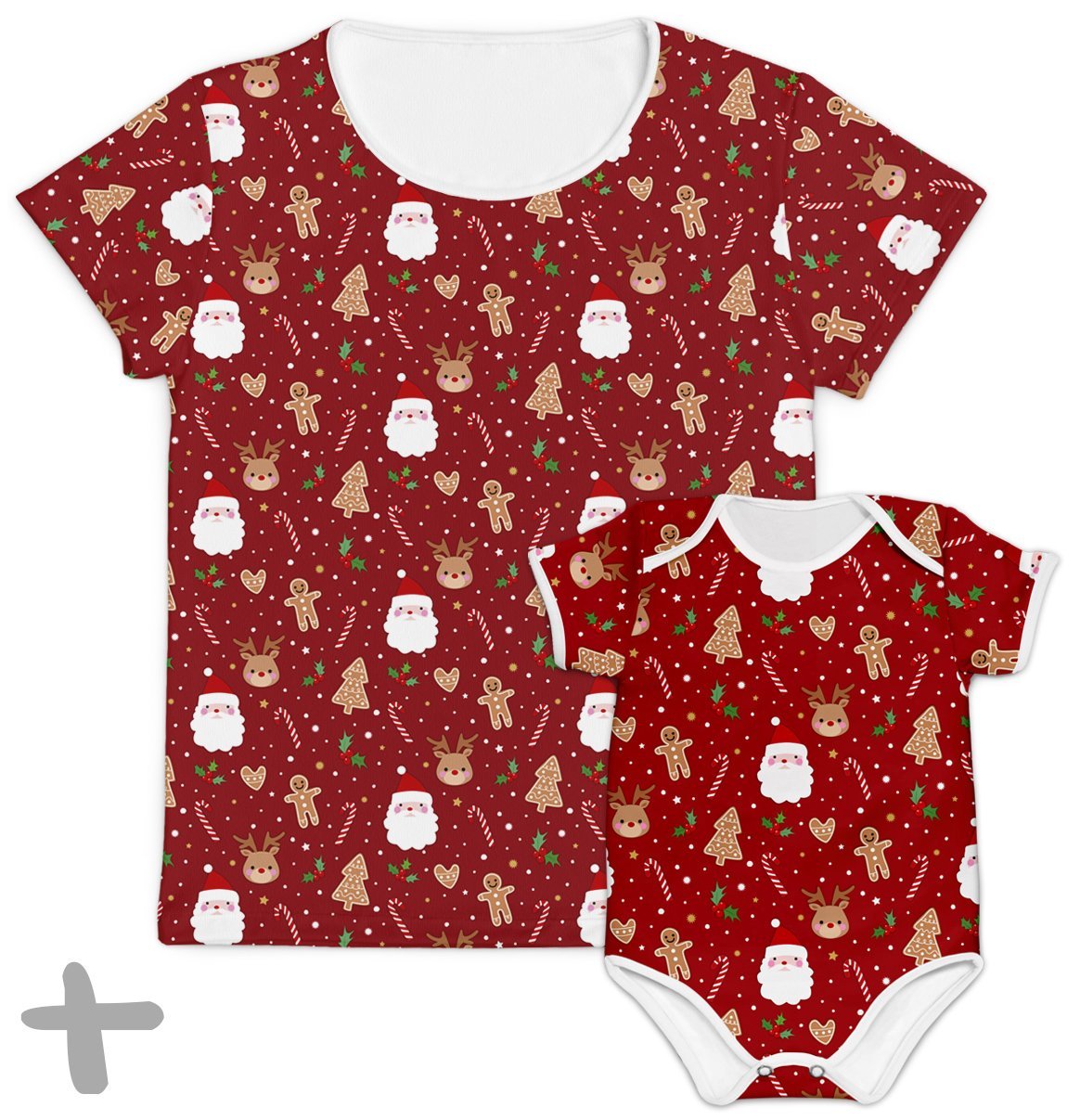 Tal Mãe Tal Baby Natal vermelho